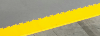  Náběžná hrana pro puzzle podlahu - žlutá