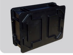 Antistatická přepravka WEZ - 600x400x412mm