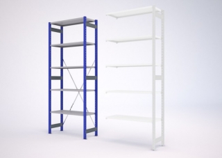 Antistatický policový regál 2500/1030/420mm