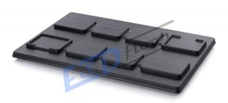 ESD paletové víko 1220x820x40mm