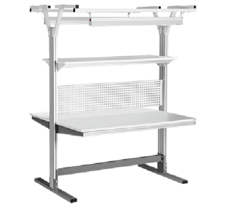 Alliance dvojtý oboustranný pracovní stůl 1500×700 mm