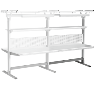 Alliance přídavný oboustranný pracovní stůl 1500×700 mm