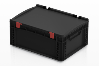 přepravka ESD EURO s víkem 400x300x170