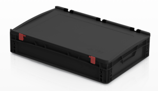 přepravka ESD EURO s víkem 600x400x120