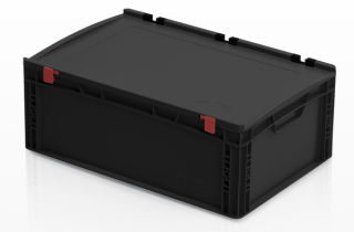 přepravka ESD EURO s víkem 600x400x220