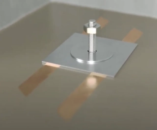 Zemnící sada pro antistatické nátěry