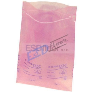ESD sáčky 76x127 mm - disipativní se zipem - 75um